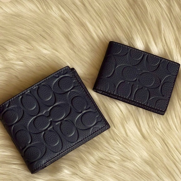 Coach 3 In 1 Wallet In Signature Leather black - Picture 2 of 4